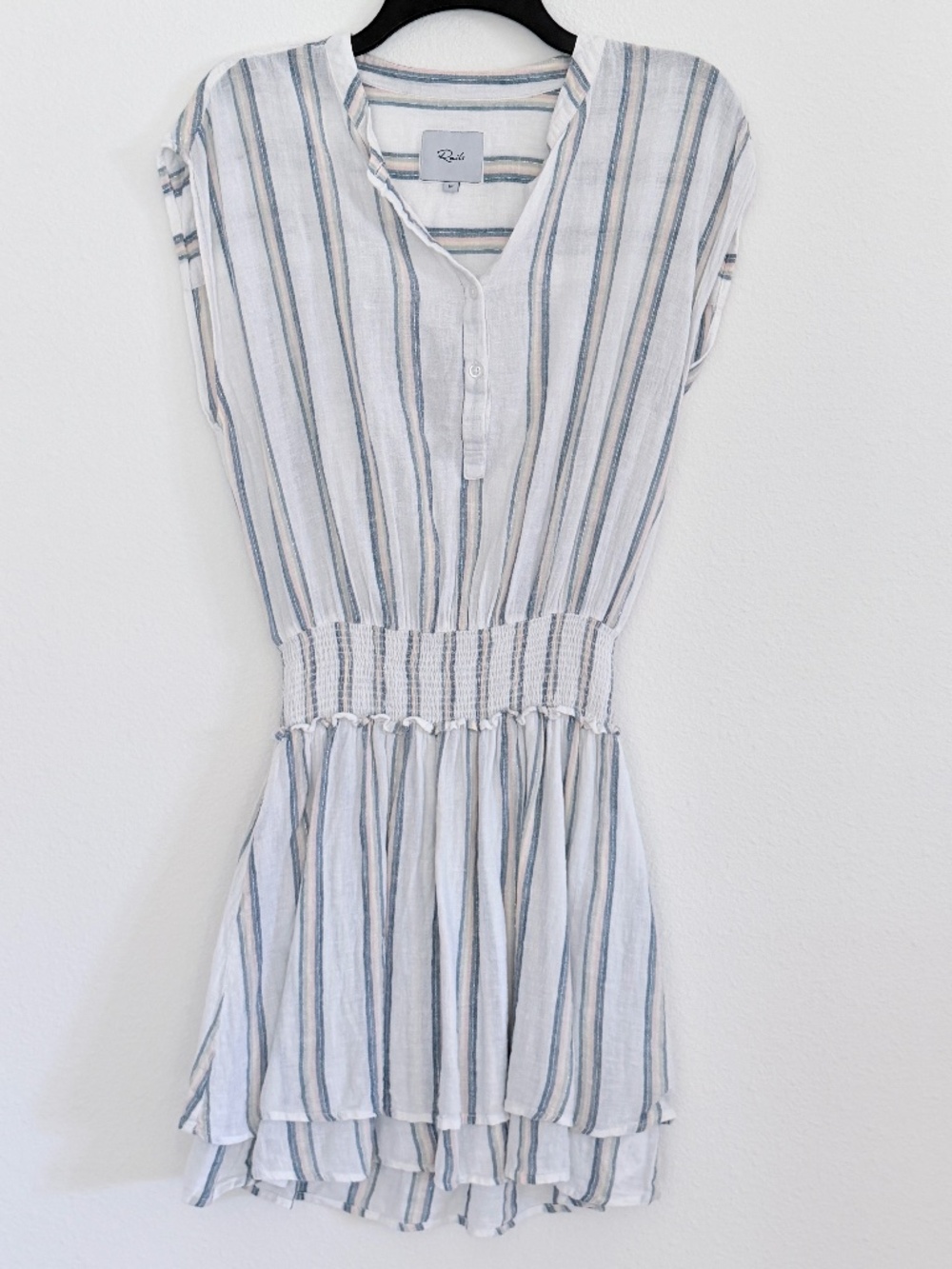 RAILS cotton stripe lightweight mini dress